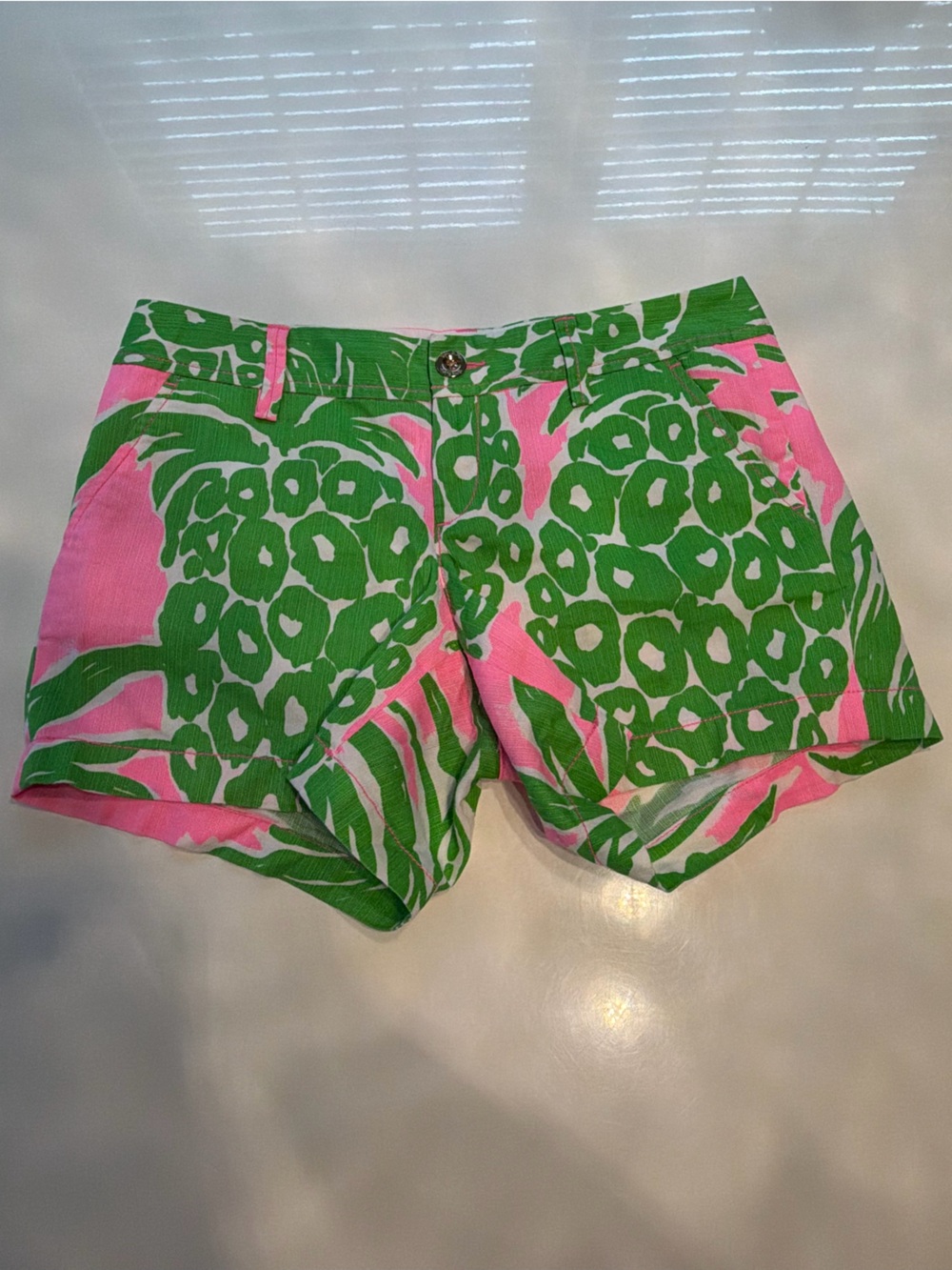 Lily Pulitzer Pink Pout Flamenco Callahan Shorts sz 6